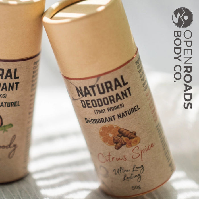 All-Day Natural Deodorant Stick – Citrus Spice