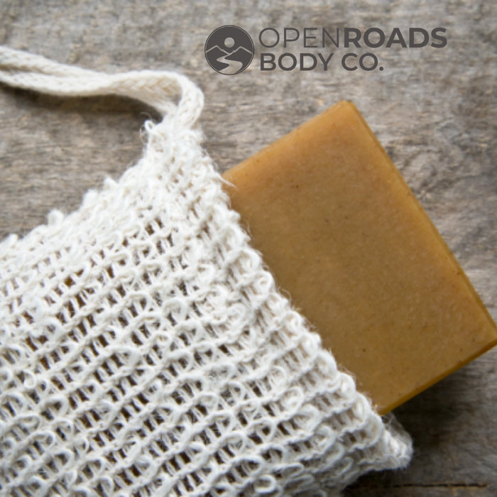 Natural Linen Soap Saver Bag